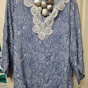 3x rayon polyester washable Robert Louis shirt